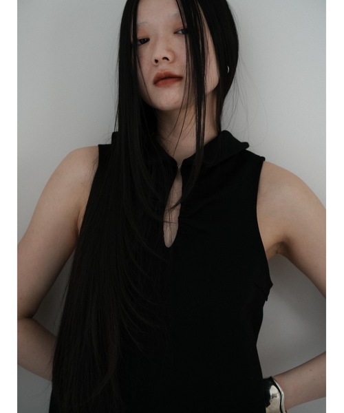 Katrin TOKYO(カトリーントーキョー)の「lace-up cocoon onepiece(ワンピース・レディース・ブラック/パープル系・FREE/XS)」の14枚目の写真