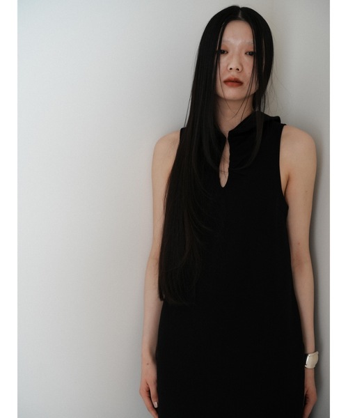 Katrin TOKYO(カトリーントーキョー)の「lace-up cocoon onepiece(ワンピース・レディース・ブラック/パープル系・FREE/XS)」の15枚目の写真