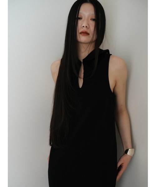 Katrin TOKYO(カトリーントーキョー)の「lace-up cocoon onepiece(ワンピース・レディース・ブラック/パープル系・FREE/XS)」の16枚目の写真
