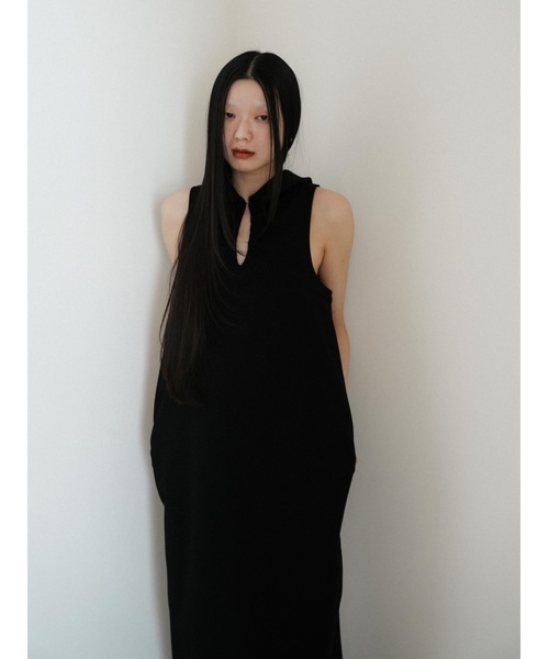 Katrin TOKYO(カトリーントーキョー)の「lace-up cocoon onepiece(ワンピース・レディース・ブラック/パープル系・FREE/XS)」の18枚目の写真