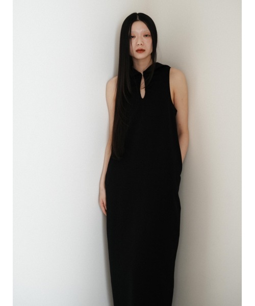 Katrin TOKYO(カトリーントーキョー)の「lace-up cocoon onepiece(ワンピース・レディース・ブラック/パープル系・FREE/XS)」の20枚目の写真