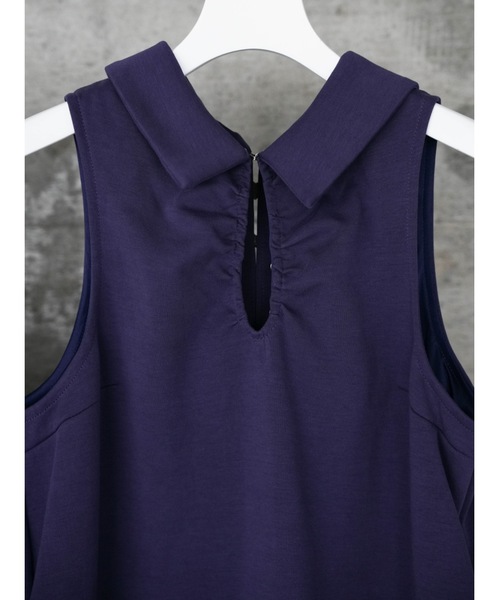 Katrin TOKYO(カトリーントーキョー)の「lace-up cocoon onepiece(ワンピース・レディース・ブラック/パープル系・FREE/XS)」の10枚目の写真