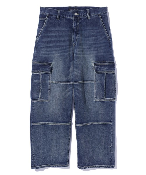 XLARGE(エクストララージ)の「STRETCH DENIM CARGO PANTS(デニムパンツ・メンズ・インディゴブルー/ブラック・32inch/34inch/30inch)」の17枚目の写真