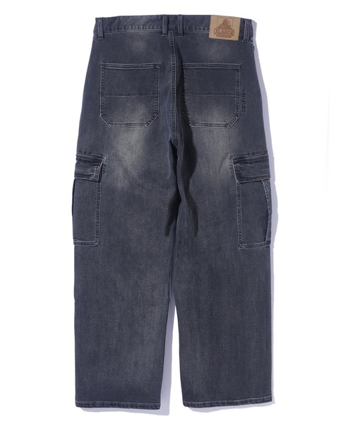 XLARGE(エクストララージ)の「STRETCH DENIM CARGO PANTS(デニムパンツ・メンズ・インディゴブルー/ブラック・32inch/34inch/30inch)」の9枚目の写真