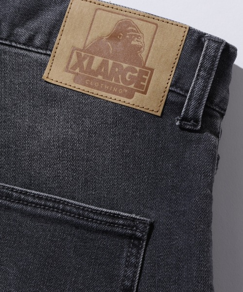 XLARGE(エクストララージ)の「STRETCH DENIM CARGO PANTS(デニムパンツ・メンズ・インディゴブルー/ブラック・32inch/34inch/30inch)」の4枚目の写真