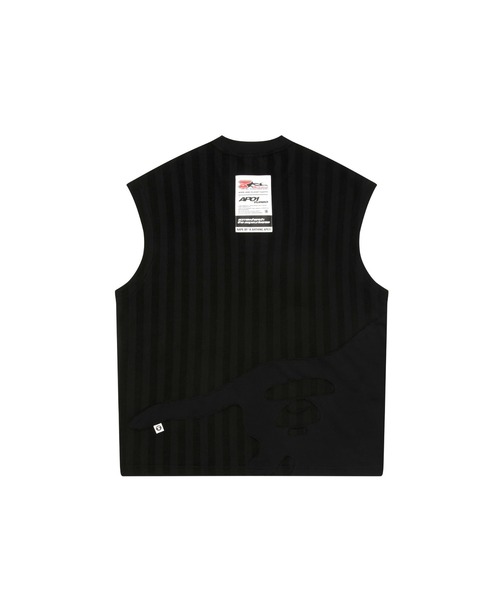 AAPE BY A BATHING APE（エーエイプバイアベイシングエイプ）の「AAPE FANCY MAIN TANKTOP（タンクトップ・メンズ・ブラック・MEDIUM/LARGE/X-LARGE/SMALL）」の2枚目の写真