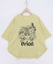 462006：orion×ScoLar フラワーカーニバル柄Tシャツ