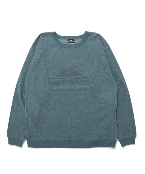 KRIFF MAYER（クリフメイヤー）の「もちのび -TOUGH & WARM-ロゴロンT（Tシャツ/カットソー・メンズ・グレー/ナチュラル/チャコール/カラフル/キャメル/ブルー・X-LARGE/MEDIUM/LARGE）」の5枚目の写真