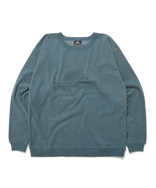 KRIFF MAYER（クリフメイヤー）の「もちのび -TOUGH & WARM-ロゴロンT（Tシャツ/カットソー・メンズ・グレー/ナチュラル/チャコール/カラフル/キャメル/ブルー・X-LARGE/MEDIUM/LARGE）」の22枚目の写真