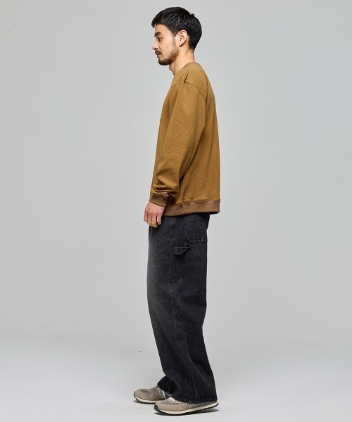 KRIFF MAYER（クリフメイヤー）の「もちのび -TOUGH & WARM-ロゴロンT（Tシャツ/カットソー・メンズ・グレー/ナチュラル/チャコール/カラフル/キャメル/ブルー・X-LARGE/MEDIUM/LARGE）」の10枚目の写真