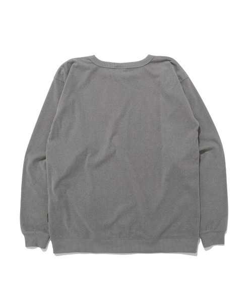 KRIFF MAYER（クリフメイヤー）の「もちのび -TOUGH & WARM-ロゴロンT（Tシャツ/カットソー・メンズ・グレー/ナチュラル/チャコール/カラフル/キャメル/ブルー・X-LARGE/MEDIUM/LARGE）」の17枚目の写真