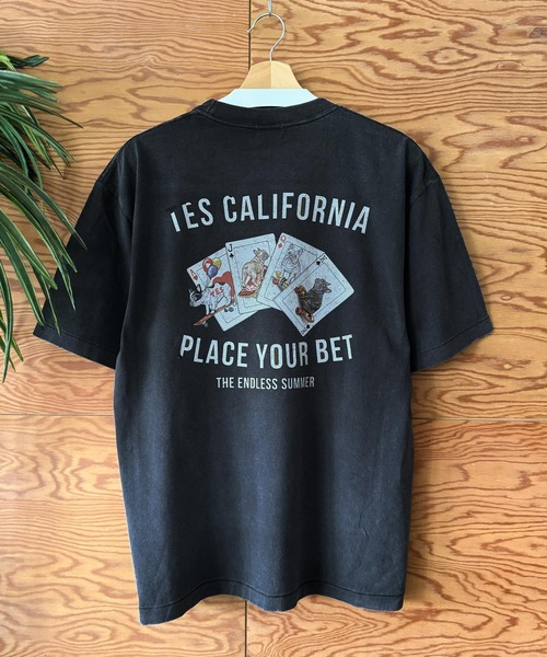 The Endless Summer(エンドレスサマー)の「【WEB / FLAG SHOP限定】TES VINTAGE VEGAS T-SHIRT / 半袖Tシャツ(Tシャツ/カットソー・メンズ・レッド/ネイビー/ブラック/ダークグリーン/ホワイト/チャコール/ベージュ・XX-LARGE/MEDIUM/X-LARGE/LARGE)」の20枚目の写真