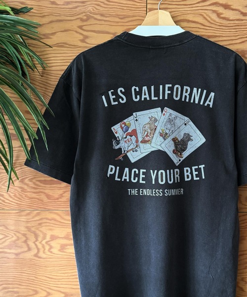 The Endless Summer(エンドレスサマー)の「【WEB / FLAG SHOP限定】TES VINTAGE VEGAS T-SHIRT / 半袖Tシャツ(Tシャツ/カットソー・メンズ・レッド/ネイビー/ブラック/ダークグリーン/ホワイト/チャコール/ベージュ・XX-LARGE/MEDIUM/X-LARGE/LARGE)」の21枚目の写真