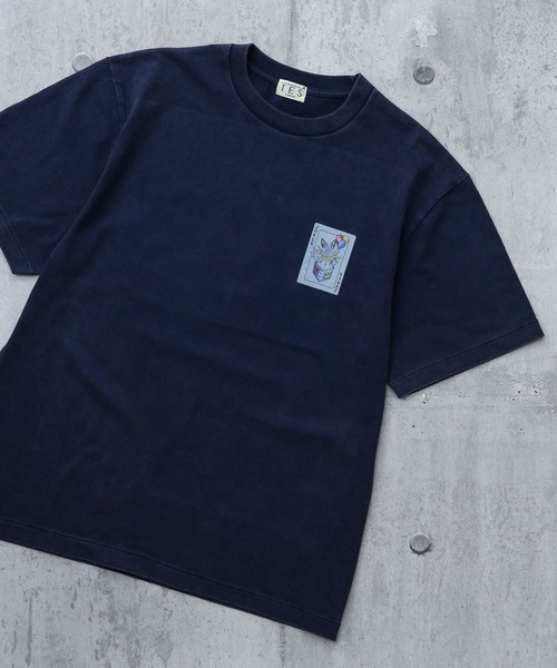 The Endless Summer(エンドレスサマー)の「【WEB / FLAG SHOP限定】TES VINTAGE VEGAS T-SHIRT / 半袖Tシャツ(Tシャツ/カットソー・メンズ・レッド/ネイビー/ブラック/ダークグリーン/ホワイト/チャコール/ベージュ・XX-LARGE/MEDIUM/X-LARGE/LARGE)」の9枚目の写真