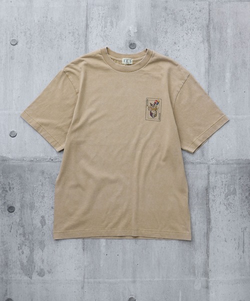 The Endless Summer(エンドレスサマー)の「【WEB / FLAG SHOP限定】TES VINTAGE VEGAS T-SHIRT / 半袖Tシャツ(Tシャツ/カットソー・メンズ・レッド/ネイビー/ブラック/ダークグリーン/ホワイト/チャコール/ベージュ・XX-LARGE/MEDIUM/X-LARGE/LARGE)」の13枚目の写真