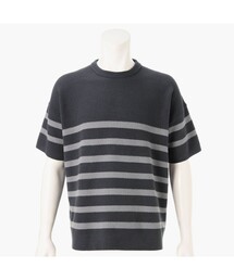 BRIEFING | LW THERMAL STRIPE KNIT T-SHIRT(ゴルフグッズ)