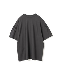 mizuiro ind ギャザースリーブワイドTシャツ