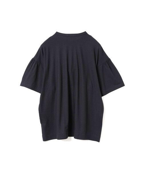 mizuiroind(ミズイロインド)の「mizuiro ind ギャザースリーブワイドTシャツ(Tシャツ/カットソー・レディース・オフホワイト/ベージュ/チャコールグレー/ネイビー/ブラック・FREE)」の21枚目の写真