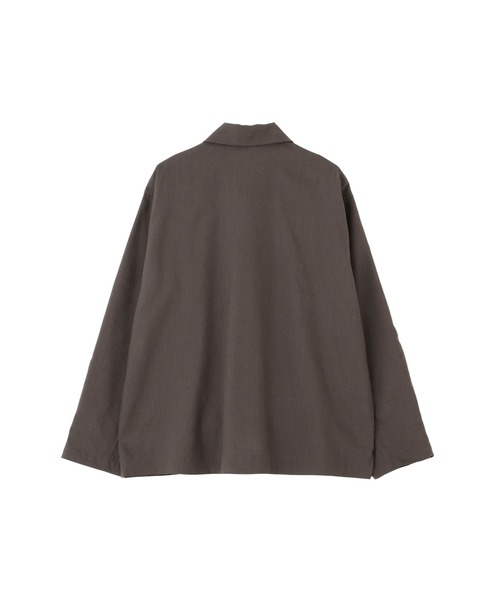 MARGARET HOWELL(マーガレットハウエル)の「LINEN WOOL SILK PLAINWEAVE(シャツ/ブラウス・メンズ・チャコール・SMALL/MEDIUM/LARGE)」の2枚目の写真