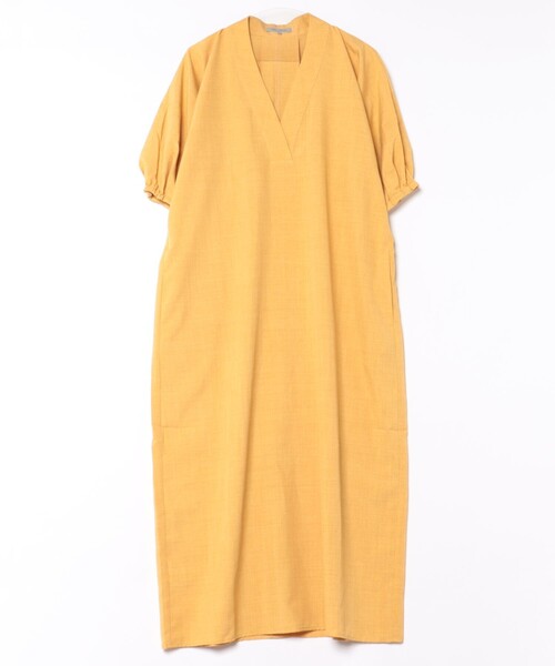 DESIGNWORKS(デザインワークス)の「【一部店舗限定】袖ボリュームリラックスワンピース(ワンピース・レディース・イエロー/ブラック/ベージュ・フリー)」の12枚目の写真