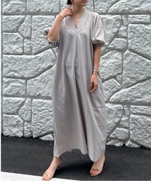 DESIGNWORKS（デザインワークス）の「【一部店舗限定】袖ボリュームリラックスワンピース（ワンピース）」