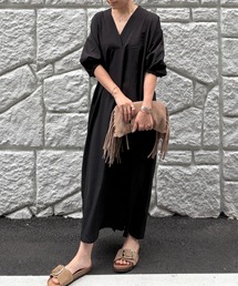 DESIGNWORKS（デザインワークス）の「【一部店舗限定】袖ボリュームリラックスワンピース（ワンピース）」