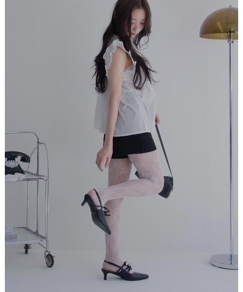 JUMELLE(ジュメロ)の「ブロードフリルブラウス(シャツ/ブラウス・レディース・ブルー/ホワイト・MEDIUM)」の12枚目の写真