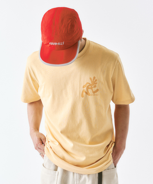 417 EDIFICE（フォーワンセブンエディフィス）の「Gramicci / グラミチ RUNNING MAN TEE（Tシャツ/カットソー・メンズ・ホワイト/オレンジ・LARGE/X-LARGE/MEDIUM）」の10枚目の写真