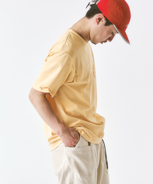 417 EDIFICE（フォーワンセブンエディフィス）の「Gramicci / グラミチ RUNNING MAN TEE（Tシャツ/カットソー・メンズ・ホワイト/オレンジ・LARGE/X-LARGE/MEDIUM）」の11枚目の写真