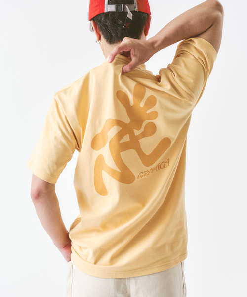 417 EDIFICE（フォーワンセブンエディフィス）の「Gramicci / グラミチ RUNNING MAN TEE（Tシャツ/カットソー・メンズ・ホワイト/オレンジ・LARGE/X-LARGE/MEDIUM）」の12枚目の写真