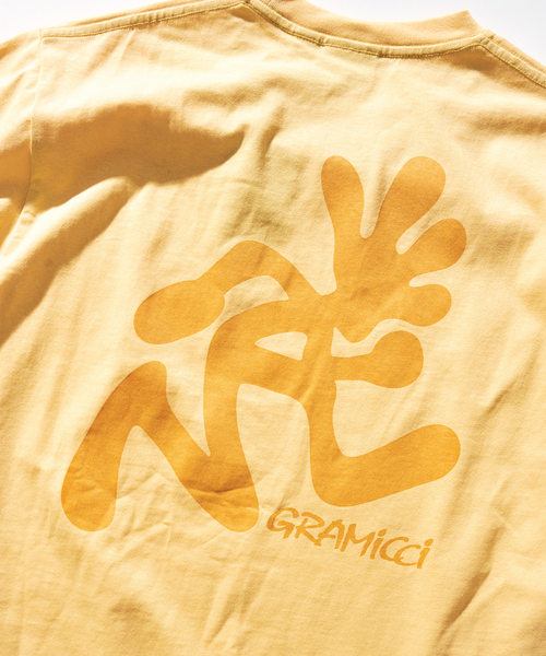 417 EDIFICE（フォーワンセブンエディフィス）の「Gramicci / グラミチ RUNNING MAN TEE（Tシャツ/カットソー・メンズ・ホワイト/オレンジ・LARGE/X-LARGE/MEDIUM）」の16枚目の写真