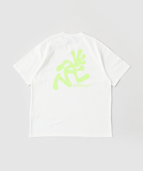 417 EDIFICE（フォーワンセブンエディフィス）の「Gramicci / グラミチ RUNNING MAN TEE（Tシャツ/カットソー・メンズ・ホワイト/オレンジ・LARGE/X-LARGE/MEDIUM）」の18枚目の写真