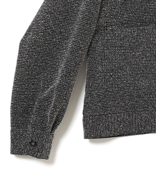 BEAMS（ビームス）の「ブークレ ツイード シャツ（シャツ/ブラウス・メンズ・ダークブラウン/ブラック・SMALL/MEDIUM/LARGE/X-LARGE）」の3枚目の写真