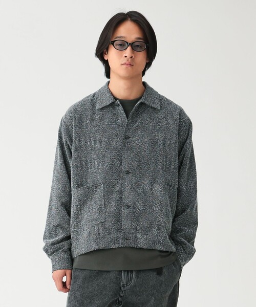 BEAMS（ビームス）の「ブークレ ツイード シャツ（シャツ/ブラウス・メンズ・ダークブラウン/ブラック・SMALL/MEDIUM/LARGE/X-LARGE）」の10枚目の写真