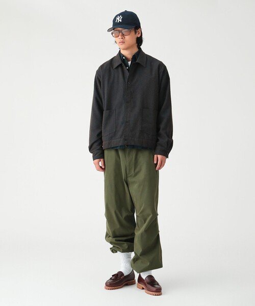 BEAMS（ビームス）の「ブークレ ツイード シャツ（シャツ/ブラウス・メンズ・ダークブラウン/ブラック・SMALL/MEDIUM/LARGE/X-LARGE）」の16枚目の写真