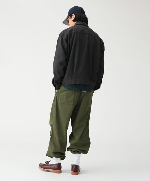 BEAMS（ビームス）の「ブークレ ツイード シャツ（シャツ/ブラウス・メンズ・ダークブラウン/ブラック・SMALL/MEDIUM/LARGE/X-LARGE）」の17枚目の写真