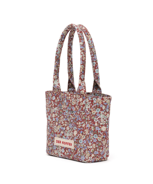 DER KOFFER（デルコッファー）の「SHOPPER VINTAGE [FLOWER-BROWN]-MINI（トートバッグ・レディース・その他・FREE）」の2枚目の写真
