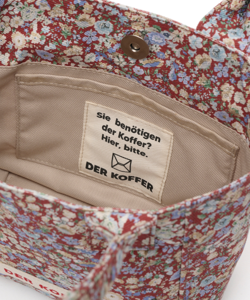 DER KOFFER（デルコッファー）の「SHOPPER VINTAGE [FLOWER-BROWN]-MINI（トートバッグ・レディース・その他・FREE）」の3枚目の写真