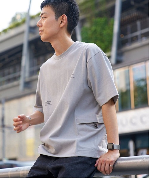 B.C STOCK(ベーセーストック)の「【追加】OLIVEDRAB CARRY PKT S/S-Tシャツ 3(Tシャツ/カットソー・メンズ・グレー系その他/ブルー系その他/ホワイト/ブラック・MEDIUM/X-LARGE/LARGE)」の3枚目の写真