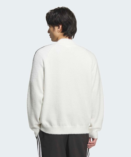 adidas(アディダス)の「KNIT SST / トラックトップ ニット / トラックジャケット / ジャージ / アディダスオリジナルス adidas Originals(ジャージ・メンズ・ホワイト・XX-LARGE/XX-SMALL/3XL/LARGE/MEDIUM/SMALL/X-LARGE/X-SMALL)」の4枚目の写真