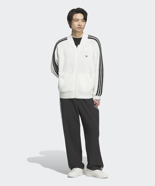 adidas(アディダス)の「KNIT SST / トラックトップ ニット / トラックジャケット / ジャージ / アディダスオリジナルス adidas Originals(ジャージ・メンズ・ホワイト・XX-LARGE/XX-SMALL/3XL/LARGE/MEDIUM/SMALL/X-LARGE/X-SMALL)」の7枚目の写真