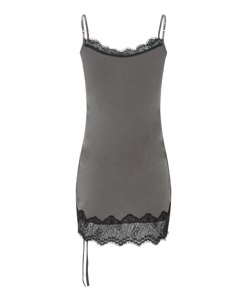 PLEASENOFOLLOW(プリーズノーフォロー)の「Pia Lace Slip Mini Dress (Vintage Grey)(ワンピース・レディース・その他・FREE)」の3枚目の写真