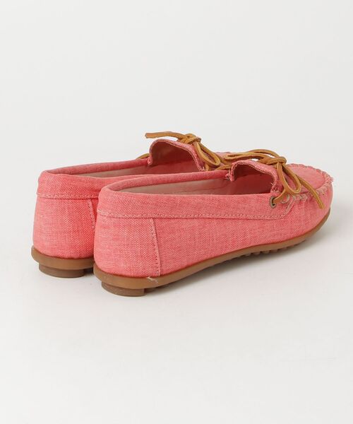Minnetonka（ミネトンカ）の「【RE】【MINNETONKA】CANVAS MOC モカシン キャンバス モック（モカシン/デッキシューズ・レディース・ピンク系その他/イエロー系その他・US5）」の3枚目の写真