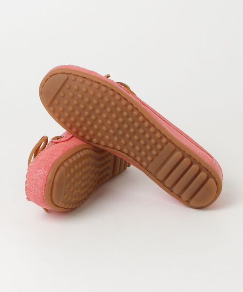 Minnetonka（ミネトンカ）の「【RE】【MINNETONKA】CANVAS MOC モカシン キャンバス モック（モカシン/デッキシューズ・レディース・ピンク系その他/イエロー系その他・US5）」の4枚目の写真