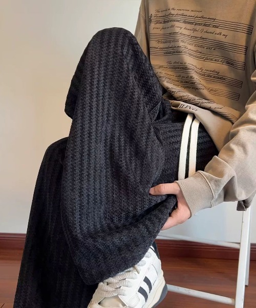 DOUBLE STEAL(ダブルスティール)の「DSテクスチャーワイドパンツ(その他パンツ・メンズ・ブラック/グレー/ホワイト・X-LARGE/LARGE/MEDIUM)」の2枚目の写真