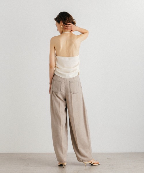 CREDONA(クレドナ)の「SHEER PANTS/シアーパンツ(その他パンツ・レディース・グレー/ベージュ・1/0)」の12枚目の写真