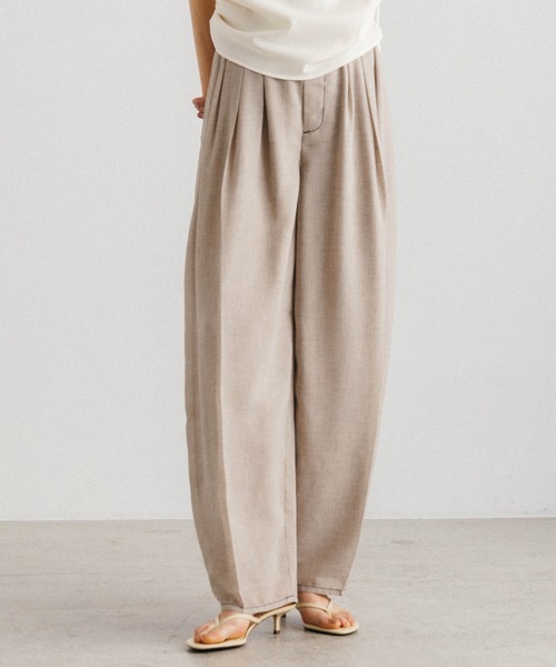 CREDONA(クレドナ)の「SHEER PANTS/シアーパンツ(その他パンツ・レディース・グレー/ベージュ・1/0)」の13枚目の写真