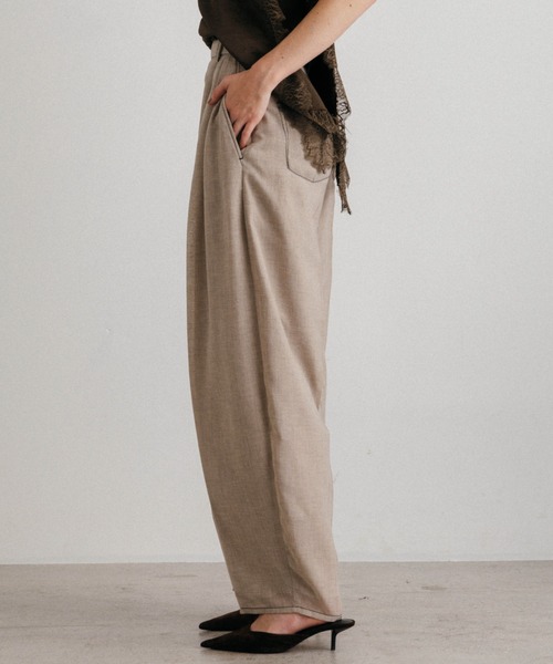 CREDONA(クレドナ)の「SHEER PANTS/シアーパンツ(その他パンツ・レディース・グレー/ベージュ・1/0)」の7枚目の写真
