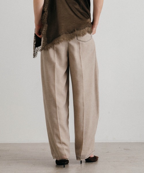 CREDONA(クレドナ)の「SHEER PANTS/シアーパンツ(その他パンツ・レディース・グレー/ベージュ・1/0)」の8枚目の写真