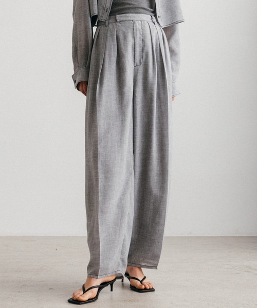 CREDONA(クレドナ)の「SHEER PANTS/シアーパンツ(その他パンツ・レディース・グレー/ベージュ・1/0)」の19枚目の写真